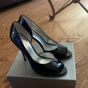 Used Jessica Simpson peep toe heels size 10